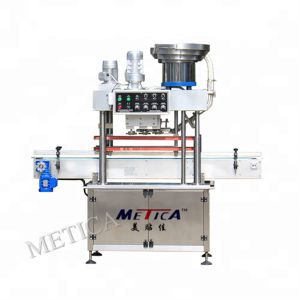 Linear Automatic Plastic Bottle Capping Machine Spindle Cappers 1800BPH-9000BPH