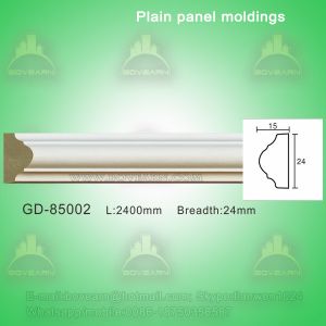 Quality Polyurethane Plain Architectural Panel Decorative Cement Mouldings for sale