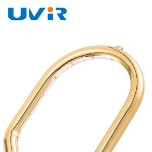 Gold Coated Short Wave Ring Infrared Lamp 39-606mm