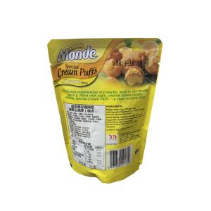 custom good tightness flat bottom doypack packaging for fried chilli snack