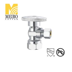 Lead Free Brass Angle Valve With Packing Nut Hreaded SS Copper Angle Valve