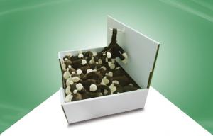 Quality Countertop POP Display Box Cardboard Countertop Displays Tray with UV Coating for sale
