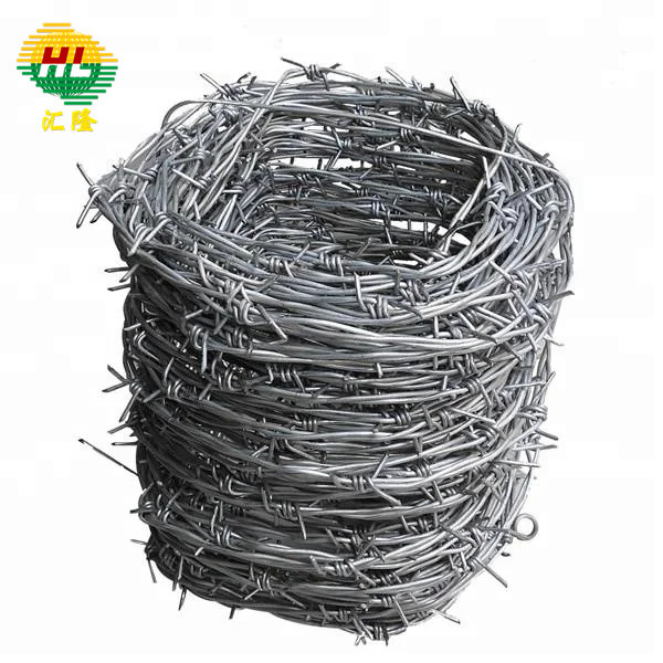 Buy 10-200m Length Per Coil Galvanized Barbed Wire Protection Customizable at wholesale prices