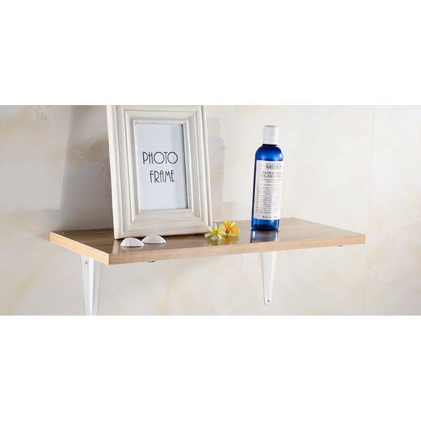 Silver Brushing Support Mount for LONDON SHELF BRACKETS Under Shelf Bracketing System