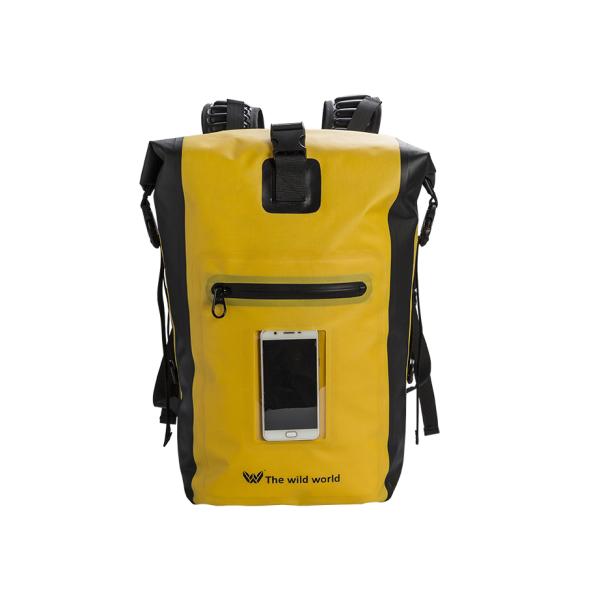25L Yellow Triathlon Transition Backpack Outdoor Waterproof Rainproof