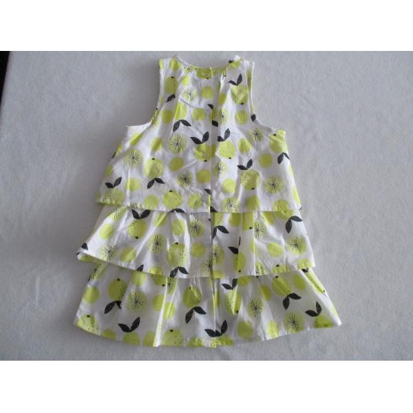 Cotton Woven Pretty Baby Girl Dresses Fruit Summer Sleeveless Dress