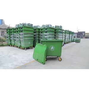 Wholesale 1100 Litre Garbage Container Waste Bins Plastic Trash Dustbins
