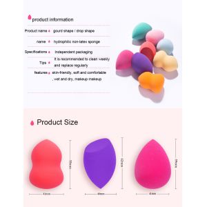 Microfiber Gourd Shape Basic Makeup Tools Halloween Makeup Sponge