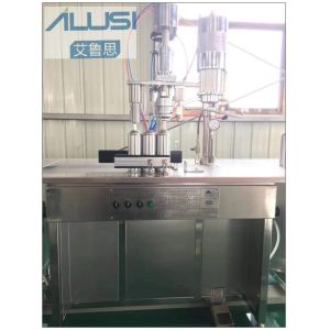 Aerosol Spray Filling Machine, Manual Push Aerosol Filling Machine Semi