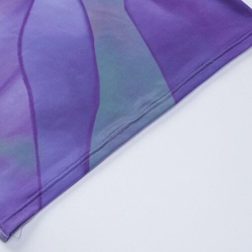 OEM maufactory European and American style women's clothing 2023 Summer new fashion printing slimming thin back