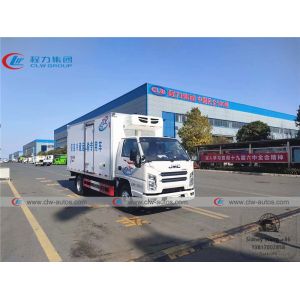 China JMC 4x2 3T 5T Frozen Food Delivery Refrigerated Van Truck With Thermo King Refrigerator on sale