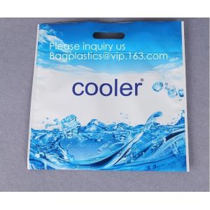 Slider Zipper Handle Foil Thermal Cooler Bag, Reusable Insulated, Refrigerated