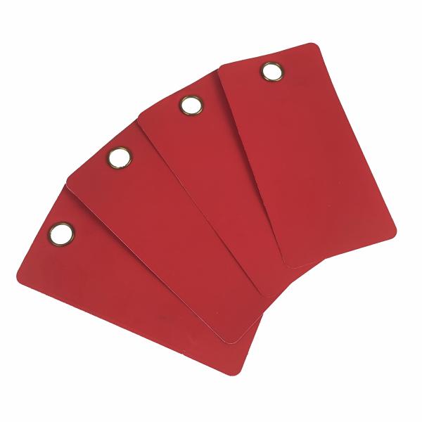 Custom Printed Blank PVC Tag Waterproof Durable Lockout Plastic Tag