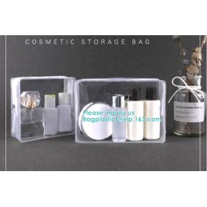 travel PVC makeup set bag promotional bags, Cosmetics Box Plain Travel Makeup