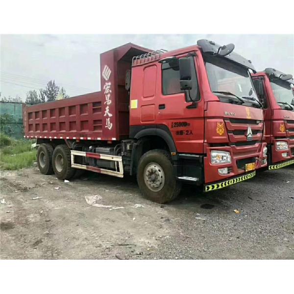 Sinotruck howo 336hp sand transporting used articulated dump truck