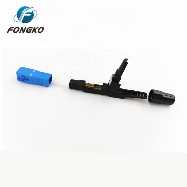 55mm UPC Fast Optical SM Fiber Connector SX Core SC/UPC