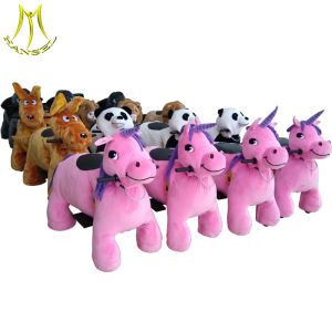 Quality Hansel wholesale electrical animal plush motorcycle plush ride on toy car for sale for sale