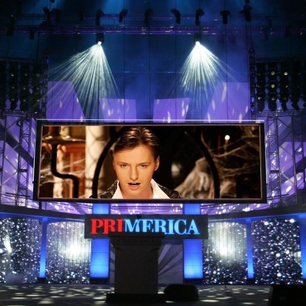 Buy Indoor RGB Panel Video Wall LED Display Full Color 1R1G1B LED Configuration at wholesale prices