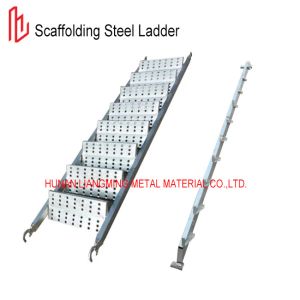 carbon steel Q235 Step Ladder On Scaffolding Galvanized  ISO SGS certificated