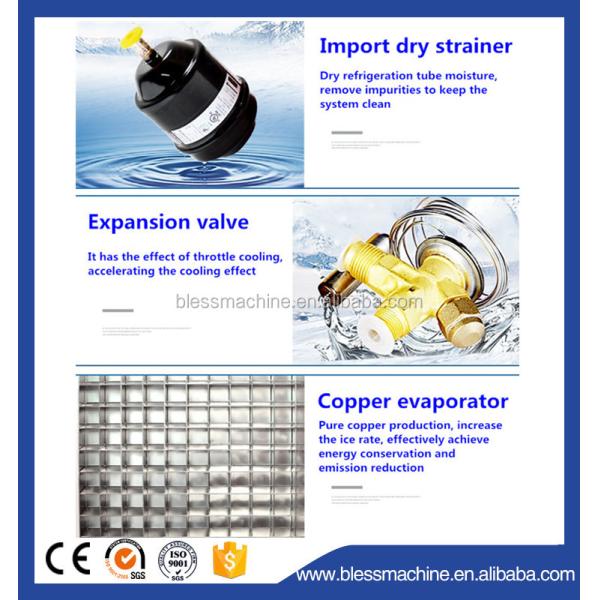 Air or Water Cooling Hicon Ice Making Machine for Ice Cube Production at Canton Fair