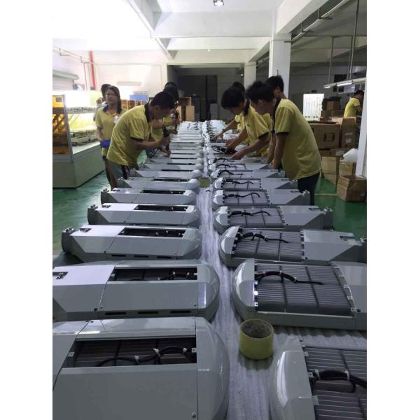 Grey Housing Led Solar Street Light / High Efficiency Led Roadway Lighting , LVD EMC Listed hot selling