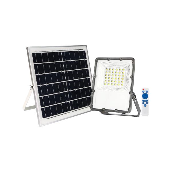 Buy 320lm 30W Solar Panel Flood Lights LED Surface Or Pole Mounted 170lm/W at wholesale prices
