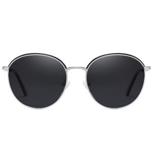 Retro Summer TAC UV400 Protection Sunglasses Metal Women Men Polarized