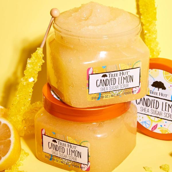 Buy 18oz Candied Lemon Treehut Ultra Hydrating Exfoliating Body Scrub at wholesale prices