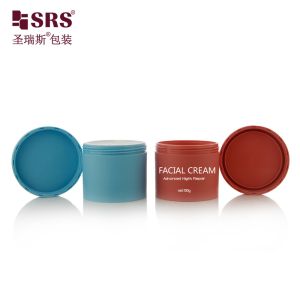 SRSG2 100g Empty Matt Finished PP PCR Recycled Plastic Cream Jar For Body Scrub