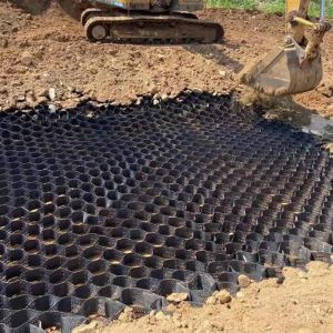 150mm 100mm Smooth Textured Perforated Plastic HDPE Geocell Honeycomb Grid
