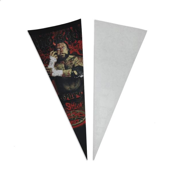 Souvenir Felt Pennant Flag , 30*76cm Polyester Triangle Sports Flag