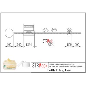 China Face Cream Jar Filling Line / Paste Piston Filling Machine Line With Touch Screen Control on sale China Face Cream Jar Filling Line / Paste Piston Filling Machine Line With Touch Screen Control on sale