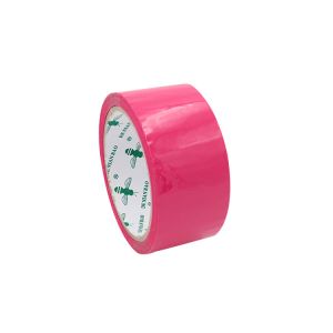 Dark Pink Custom Self Adhesive Logo Coloured Tape Wholesale Manufacturer
