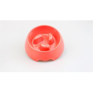 Plastic 190g Small Pet Feeder Bowl Pantone Cat Slow Feeder