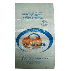 Quality Multi - Functional BOPP Laminated PP Woven Bags , Woven Polypropylene Feed Bags for sale
