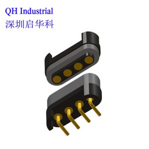 4Pin Hong Kong Cable Connector Magnetic Spring Loaded Connector Magnetic Pogo