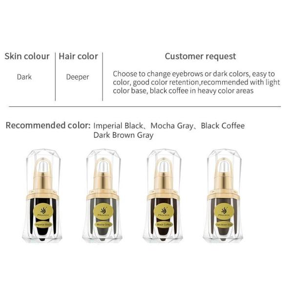 ODM Permanent Makeup Pigments Organic Lip Eyebrow Microblading Tattoo Ink