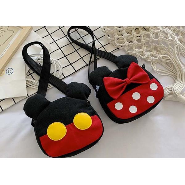 Children kids cartoon canvas bag shoulder crossbody kindergarten fashion carry