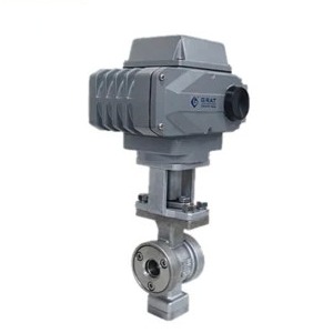 Buy AC220V Tiny Flow Stainless Steel Electric Regulating Ball Valve at wholesale prices