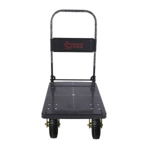 SILENT Foldable Cart Trolley Color Platform 900mm x 600mm Swivel Wheels Included