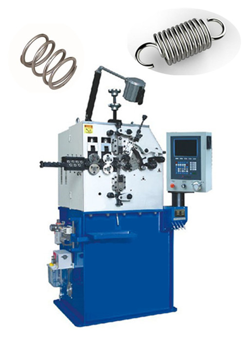 Compression Spring Machine With CNC Controlled Servo Motion System