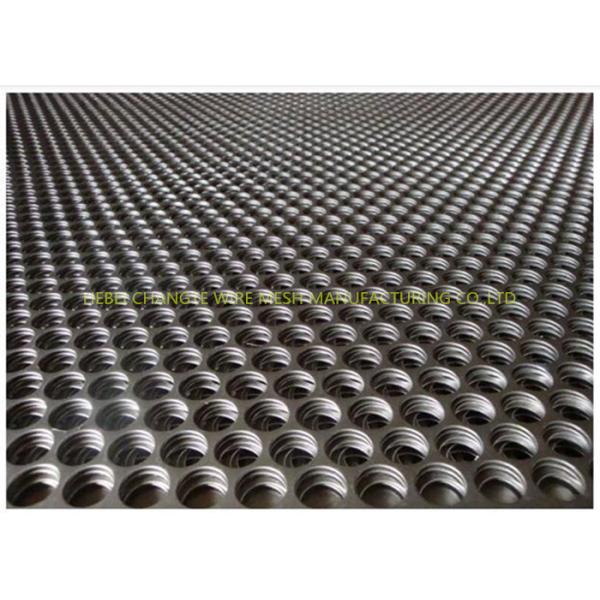 Buy Hot Dipped Black Grey PVDF Perforated Metal Mesh Screen at wholesale prices