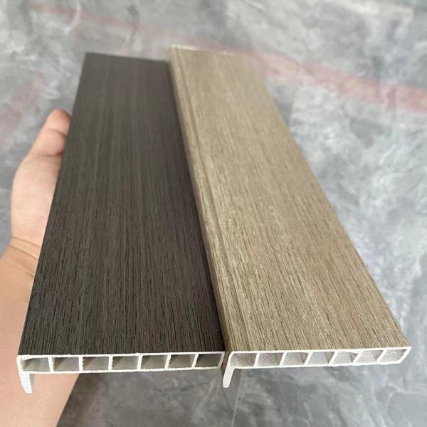 Rectangle SPC Decorative Skirting Lines Emboss Flat Eir