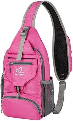 Buy WATERFLY PACKABLE SMALL CROSSBODY SLING BACKPACK SHOULDER CHEST BAG DAYPACK FOR HIKING TRAVELING at wholesale prices