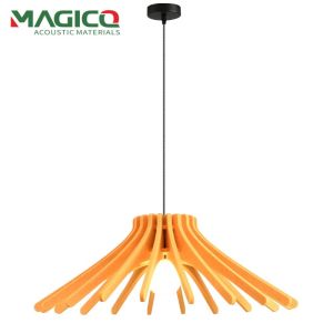 Home Decoration Hanging Lightshade Handmade Soundproof Felt Light Mushroom Model