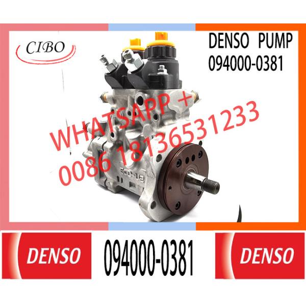 Common Rail Fuel Pump 094000-0381 For KOMATSU SAA6D125E-3/3A/3B3G Engine PC450-7