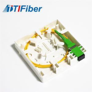 Mini Distribution Fiber Optic Terminal Box Wall Mounted Structure With SC