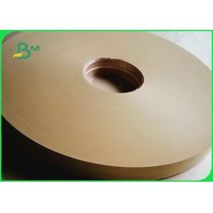 100% Harmless Food Grade Brown Straw Paper Roll 13.5mm 14mm 15mm Roll Width