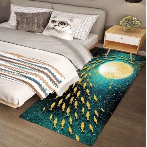 Noble Atmosphere Light Luxury Bedroom Floor Carpets Rectangle Shape