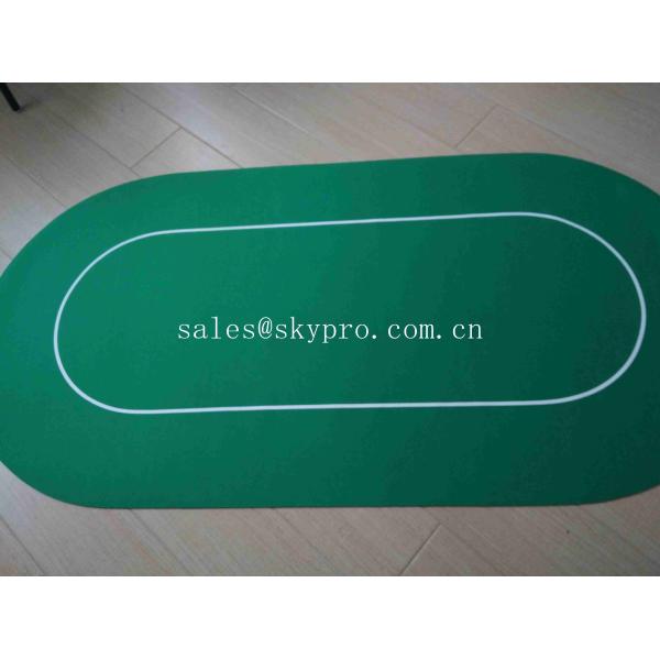 Buy Foldable Poker Felt Gambling Table Mat , Professional Mahjong Table Mats at wholesale prices